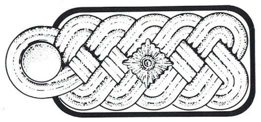 SS-SD Obersturmbannführer Shoulder Boards Obverse