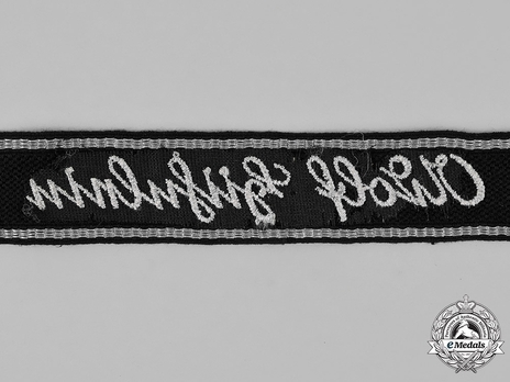 NSKK Adolf Hühnlein Cuff Title Reverse