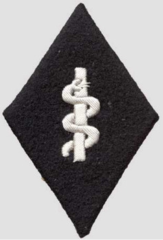 SS-TV Medical Detachment Officer Trade Insignia Obverse