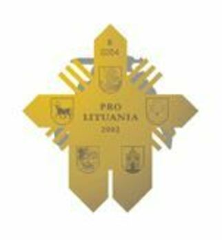  Order for Merits to Lithuania, Knight's Cross (for Humanitarian Aid) Reverse