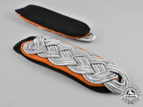 Waffen-SS Field Police/Special & Technical Services Sturmbannführer Shoulder Boards