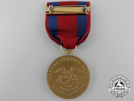 Bronze Medal (for Navy) Reverse