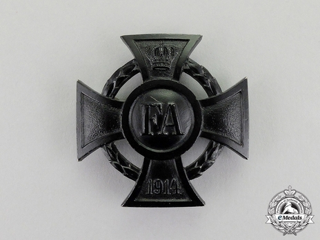 Friedrich August Cross, I Class Cross (in blackened iron) Obverse