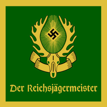 Deutsche Jägerschaft Reichsjägermeister Flag Obverse