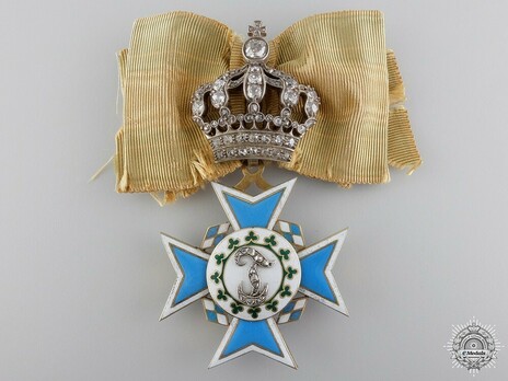 Order of Theresa, Cross (with diamonds and crown) Obverse