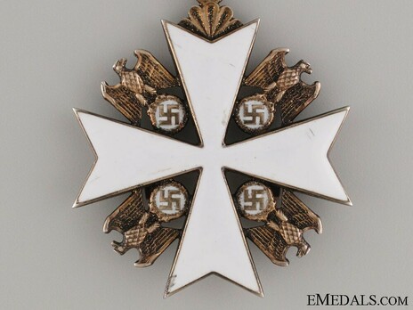 II Class Cross with Swords Reverse