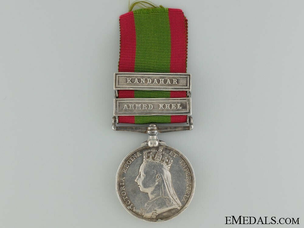 Silver medal with 2 clasps obverse