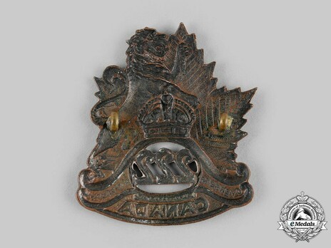 222nd Infantry Battalion Officers Cap Badge Reverse