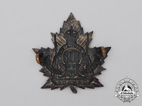 106th Infantry Battalion Other Ranks Cap Badge Reverse