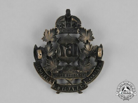 167th Infantry Battalion Other Ranks Cap Badge Reverse