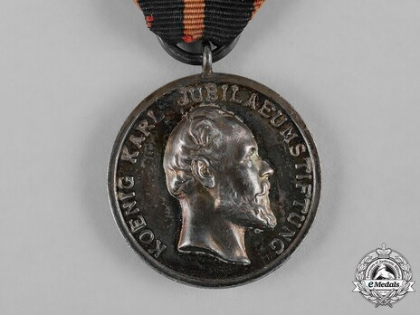 King Karl Jubilee Recognition Medal Obverse