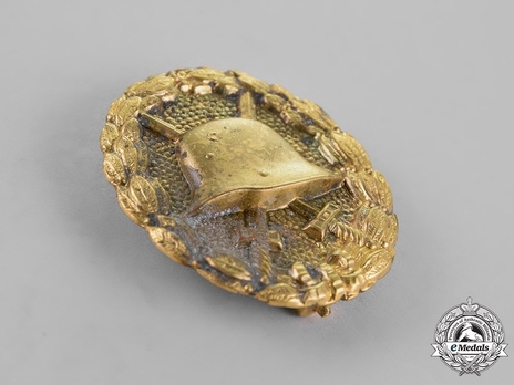 Wound Badge, in Gold (in tombac) Obverse