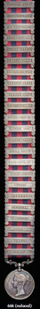 India General Service Medal (1854) (multiple clasps)