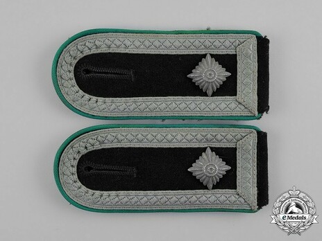 Waffen-SS Reserve Oberscharführer Shoulder Boards Obverse