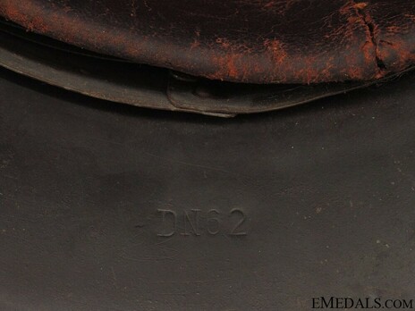 German Army Steel Helmet M40 (Double Decal version) Stamp Detail