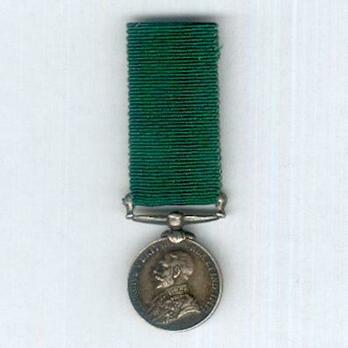 Miniature Silver Medal (with King George V effigy) Obverse