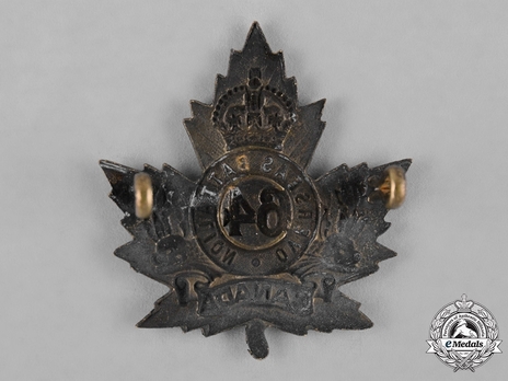 64th Infantry Battalion Other Ranks Cap Badge Reverse