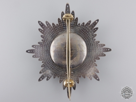 Breast Star (with silver and gold) Reverse