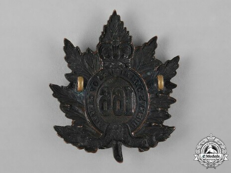 166th Infantry Battalion Other Ranks Cap Badge Reverse