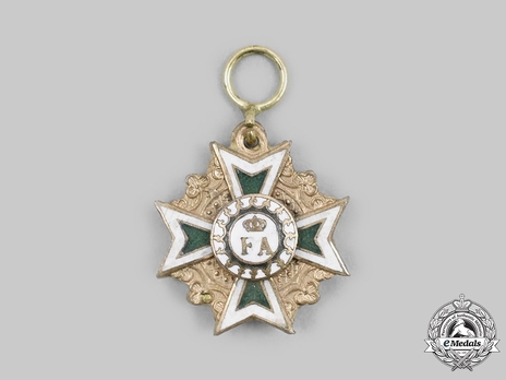 Order of the Rue Crown, Cross Miniature Obverse