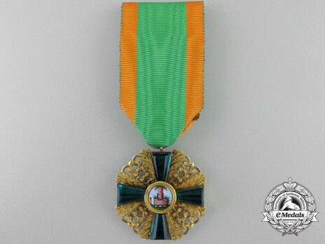 Order of the Zähringer Lion, I Class Knight (in gold) Obverse with Ribbon