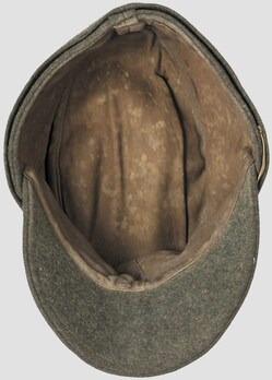 Waffen-SS NCO/EM's Mountain Cap (buttoned version) Interior