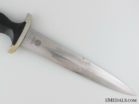 Allgemeine SS M33 RZM Marked Service Dagger (by Robert Klaas) Reverse Blade