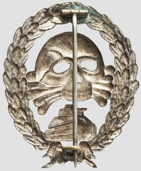 Legion Condor, Tank Badge, in Silver Reverse