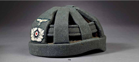 German Army Experimental Panzer Beret Profile Left