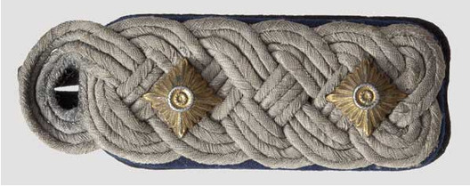 Waffen-SS Medical Standartenführer Shoulder Boards Obverse