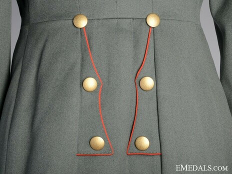 German Army General's Dress Tunic Reverse Detail