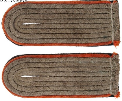 Waffen-SS Field Police/Special & Technical Services Untersturmführer Shoulder Boards Obverse