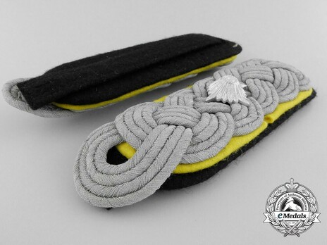 Waffen-SS Signals Obersturmbannführer Shoulder Boards Obverse