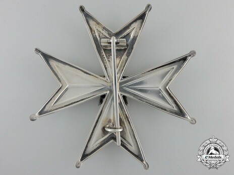 I Class Commander Breast Star (with silver by C. F. Carlman) Reverse