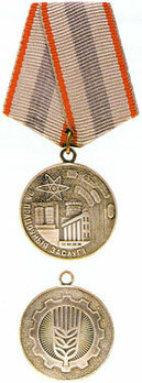 Medal for Labour Services Obverse and Reverse