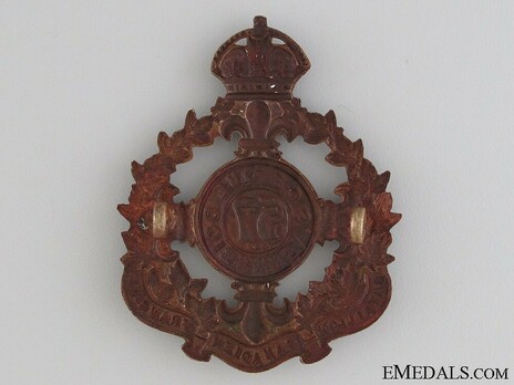 57th Infantry Battalion Other Ranks Cap Badge Reverse