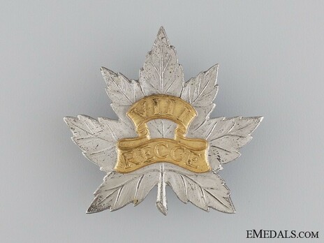8th Reconnaissance Regiment Officers Cap Badge Obverse
