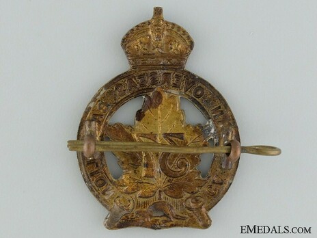 37th Infantry Battalion Other Ranks Cap Badge Reverse