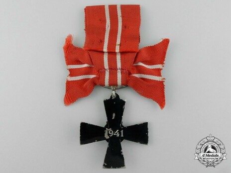 Order of the Cross of Liberty, IV Class Cross, Military Division (1941) Reverse