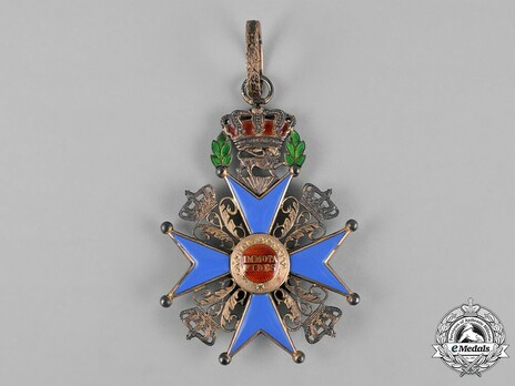 Dukely Order of Henry the Lion, Commander Cross (in silver gilt) Reverse