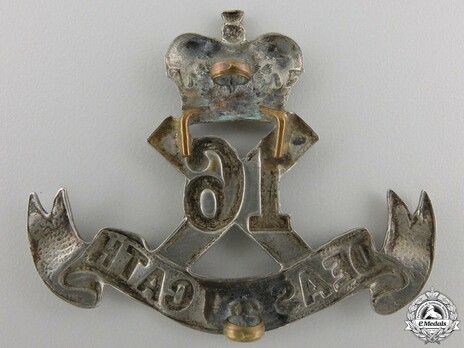 16th Infantry Battalion Other Ranks Glengarry Badge Reverse