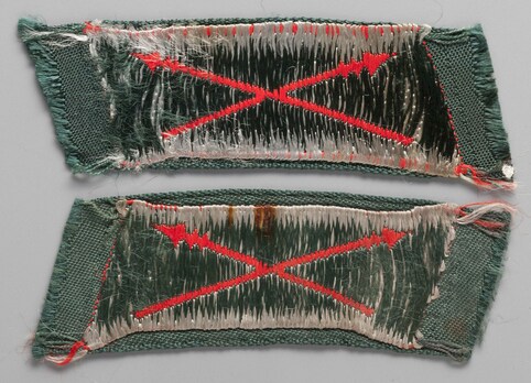 German Army Cossack NCO/EM Tabs Reverse