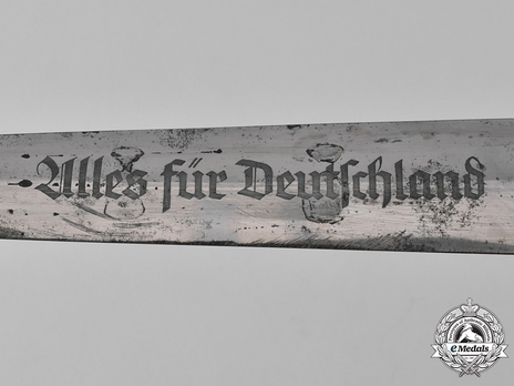 SA Röhm Honour Dagger (with dedication removed) (by A. Merten) Obverse Inscription