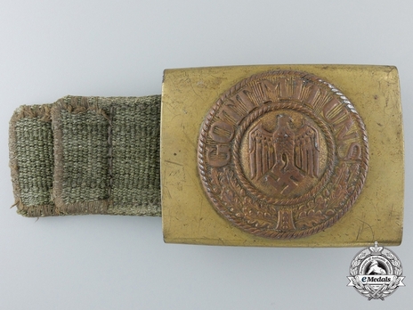 Kriegsmarine NCO/EM Belt Strap (Fabric version) Obverse