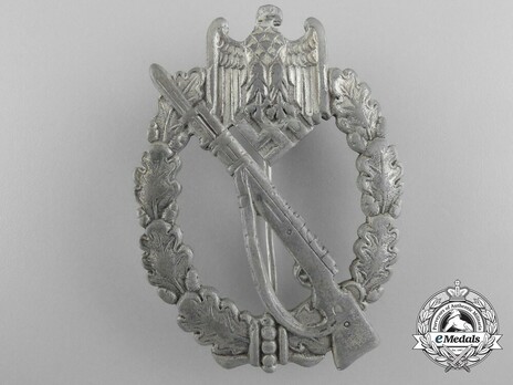 Infantry Assault Badge, by C. Wild (in silver) Obverse