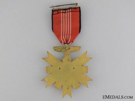 German Olympic Games Decoration, II Class Reverse