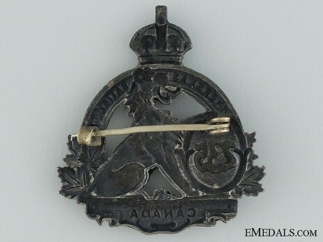 235th Infantry Battalion Officers Collar Badge Reverse