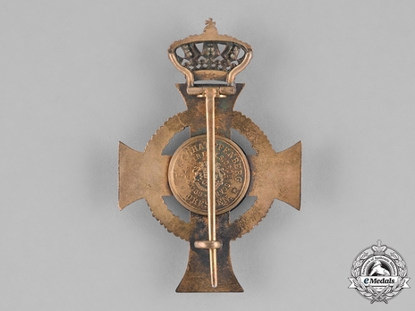 Albert Order, Type II, Civil Division, Officer (in silver gilt) Reverse
