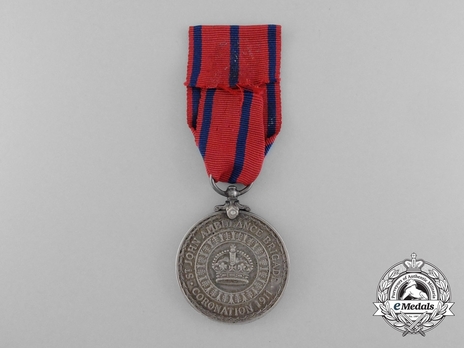 Silver Medal (for St John Ambulance Brigade) Reverse