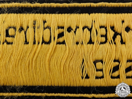 Reichsbahn Directorate Cuff Title (WVD Brüssel version) Reverse Detail